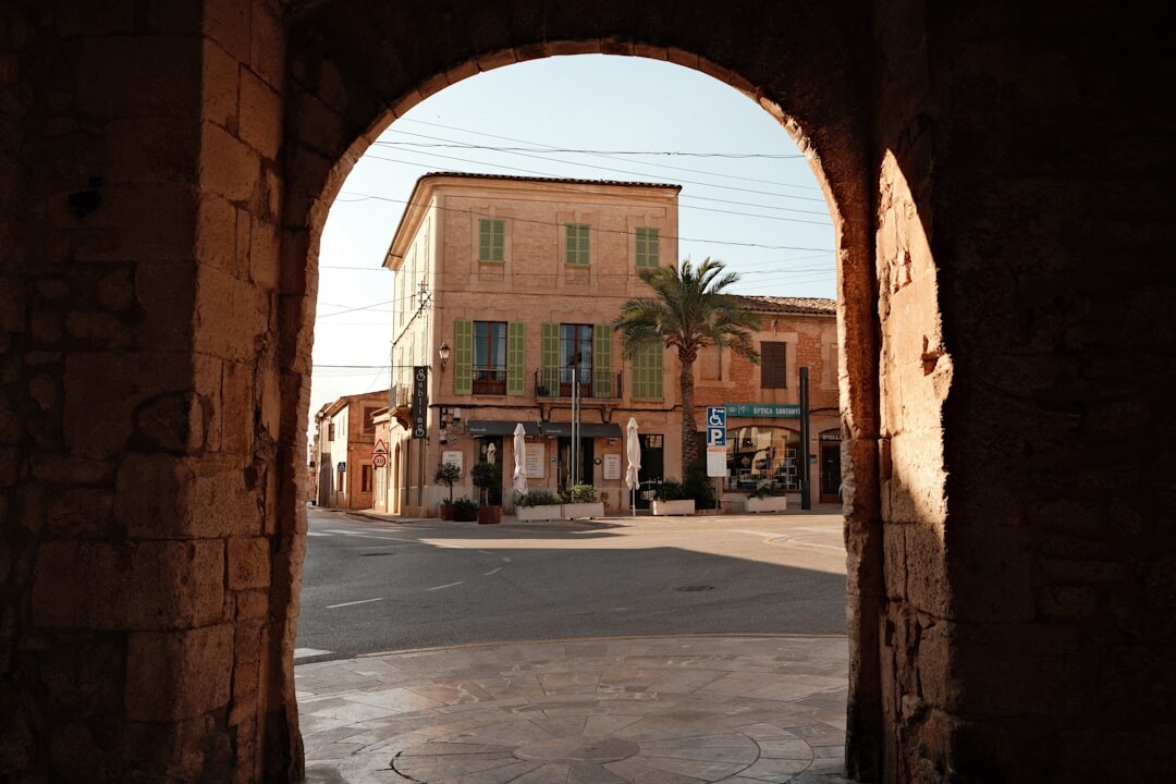 quiet street corner