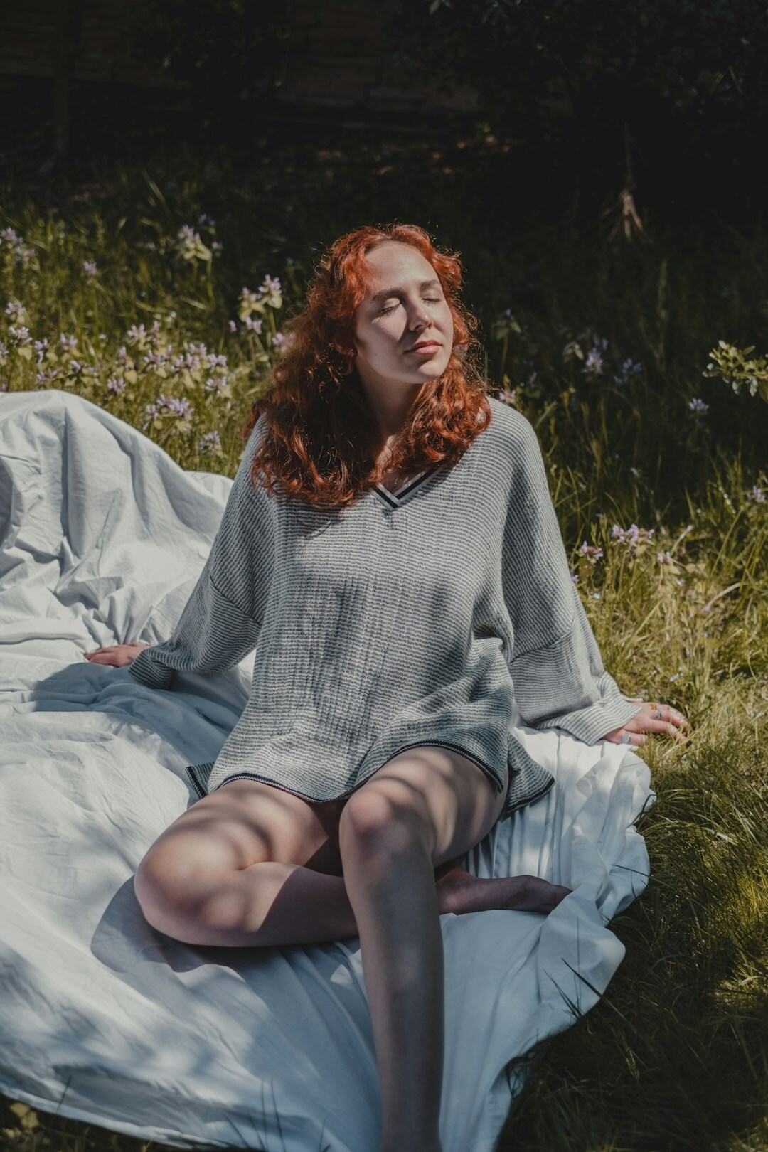woman in nature